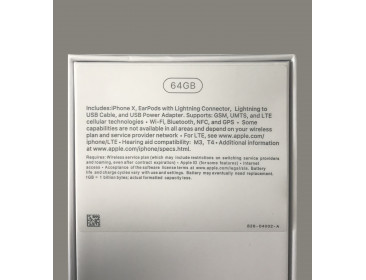 Верхняя наклейка iPhone X РосТест