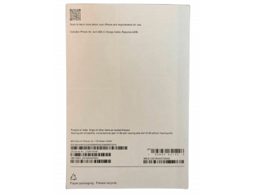 Коробка iPhone Air Cloud White (Облачный белый)