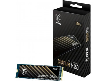 Твердотельный накопитель 500 Гб MSI SPATIUM M450 M.2 NVMe